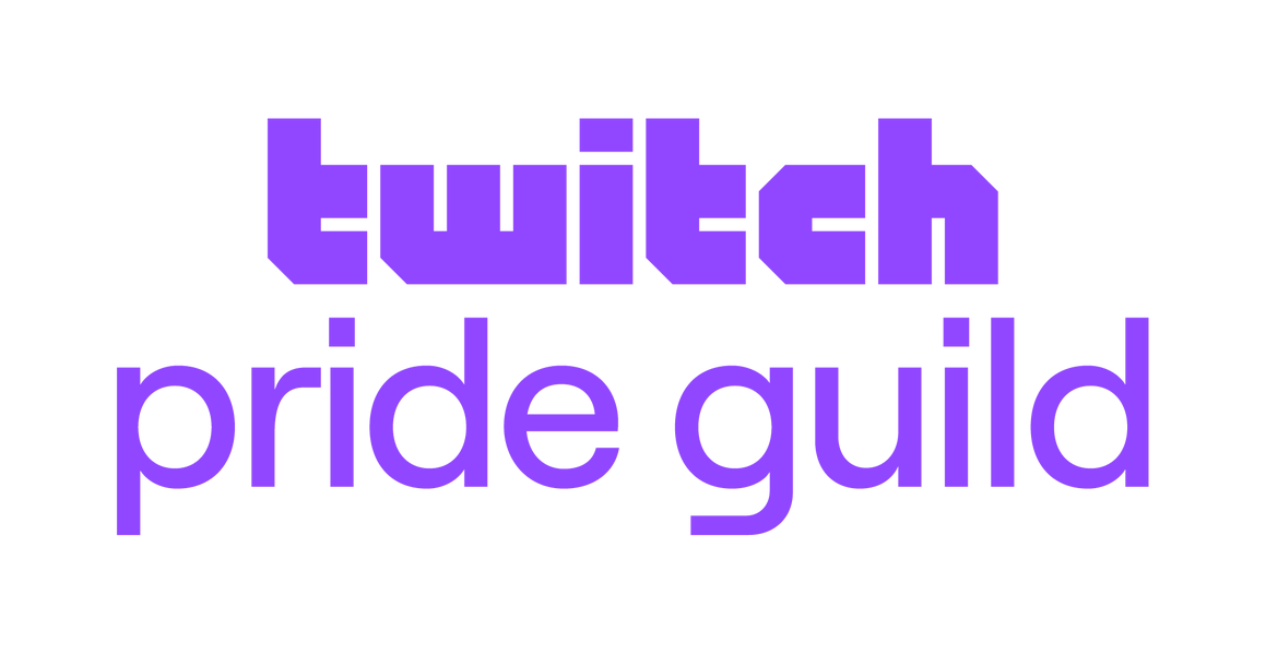 Twitch Pride Guild Text Logo